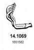 FORD 1651582 Exhaust Pipe